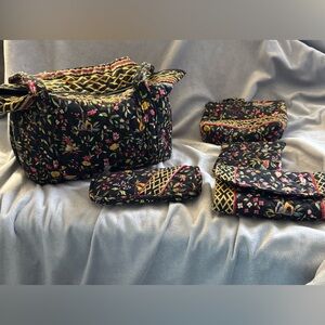 Beautiful Vera Bradley Five Piece Set Retired Ming Design